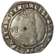 James I Silver Sixpence 1621