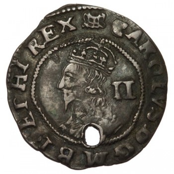 Charles I Silver Halfgroat 