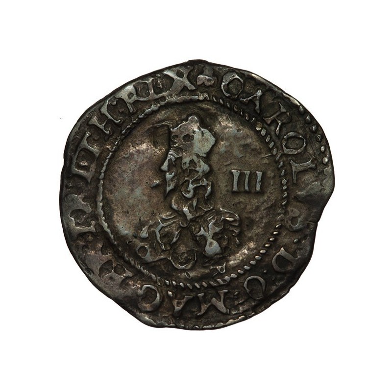 Charles I Silver Oxford Threepence