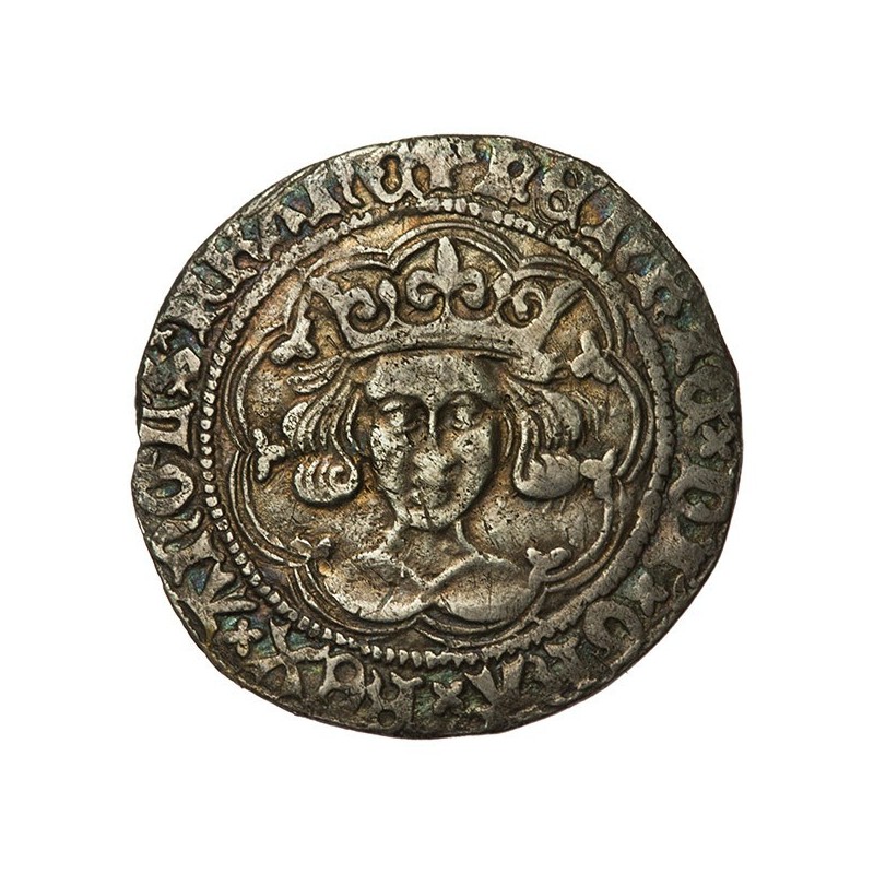 Henry VI Silver Groat Rosette-mascle