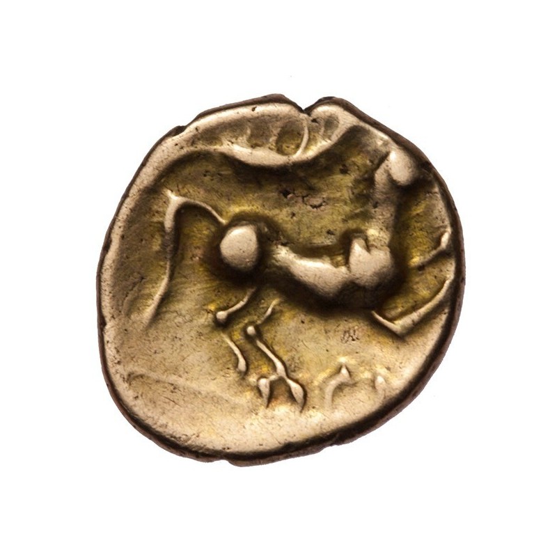 Catuvellauni 'Plastic Type' Gold Quarter Stater