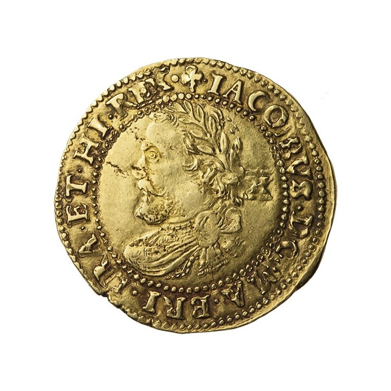 James I Gold Half Laurel