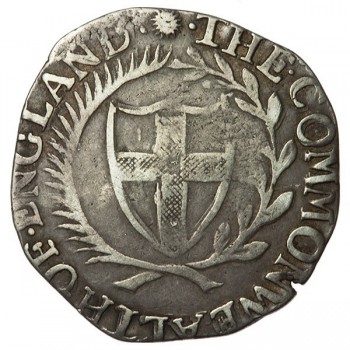 Commonwealth 1656 Silver Shilling