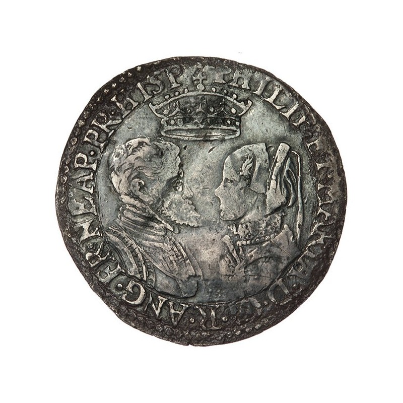 Philip and Mary Silver Shilling