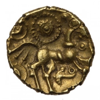 Dobunni 'Sunburst Little Horse' Gold Quarter Stater
