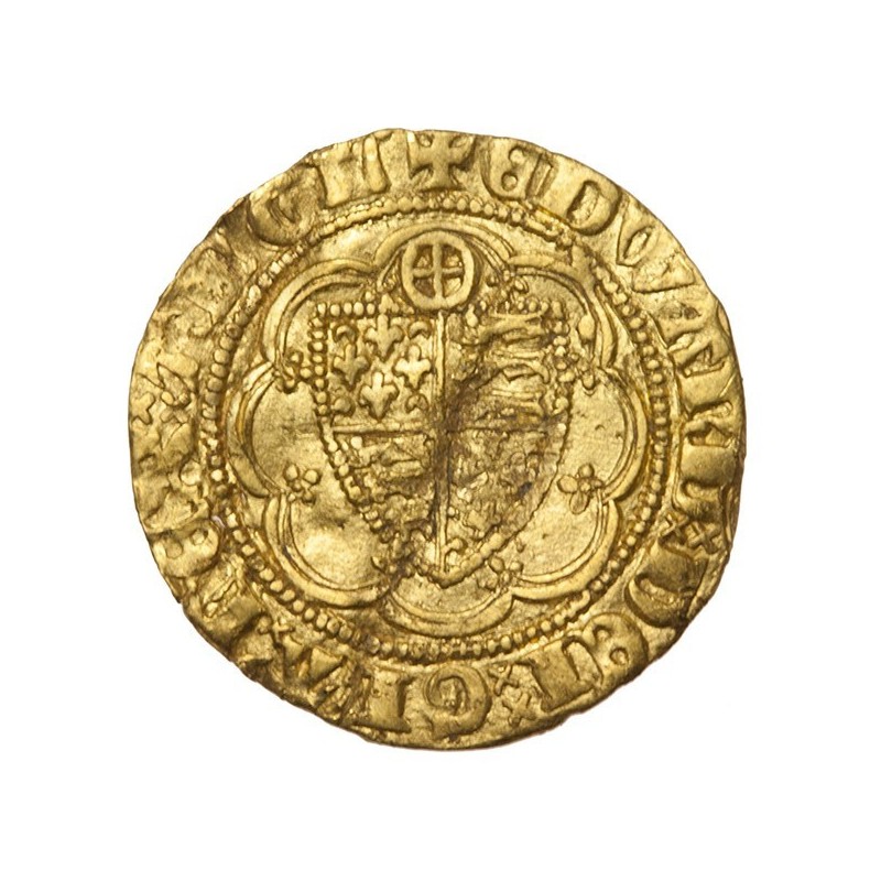 Edward III Gold Quarter Noble Calais
