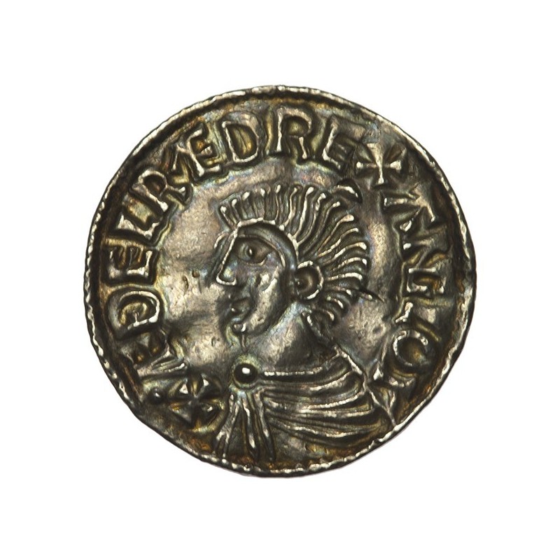 Aethelred II 'Longcross' Silver Penny Wilton