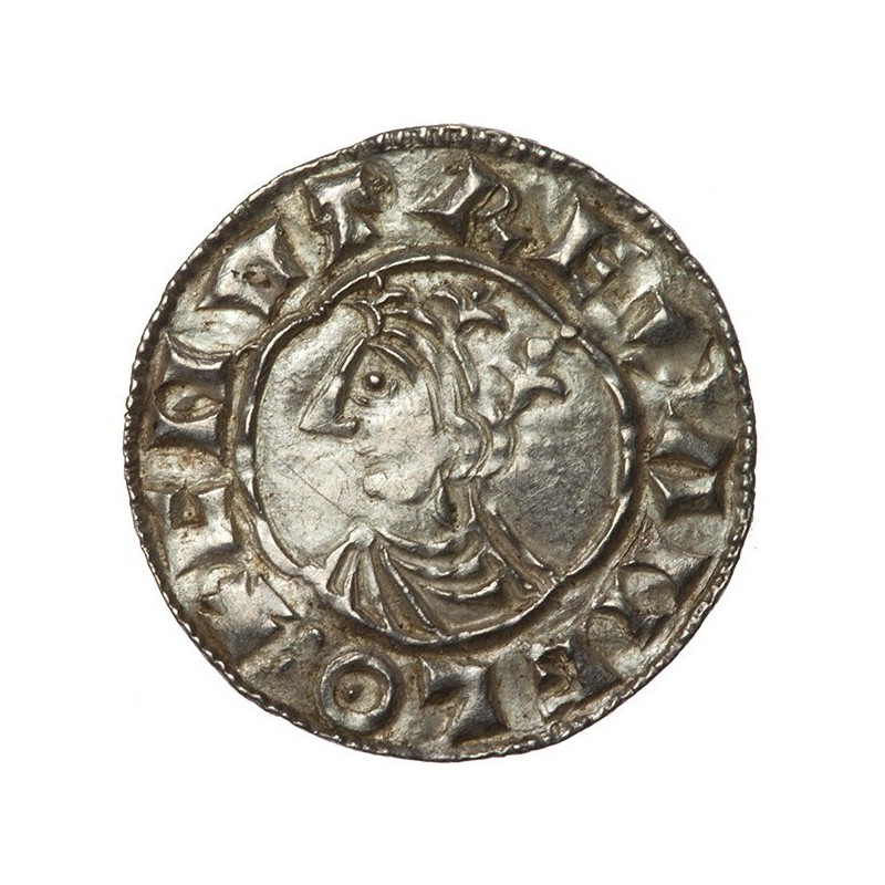 Cnut 'Quatrefoil' Silver Penny Colchester