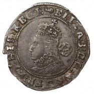 Elizabeth I Silver Sixpence 1595