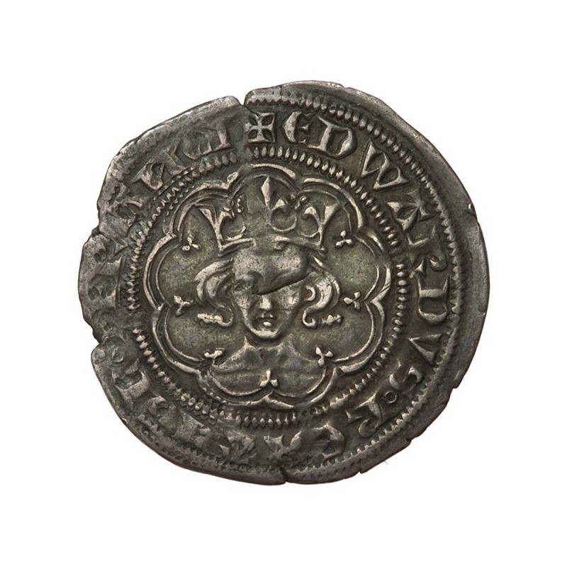 Edward III Silver Halfgroat﻿