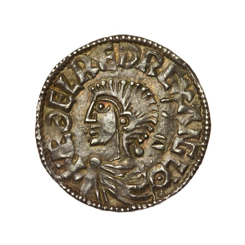 Aethelred II 'Longcross' Silver Penny Huntingdon