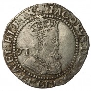 James I Silver Sixpence