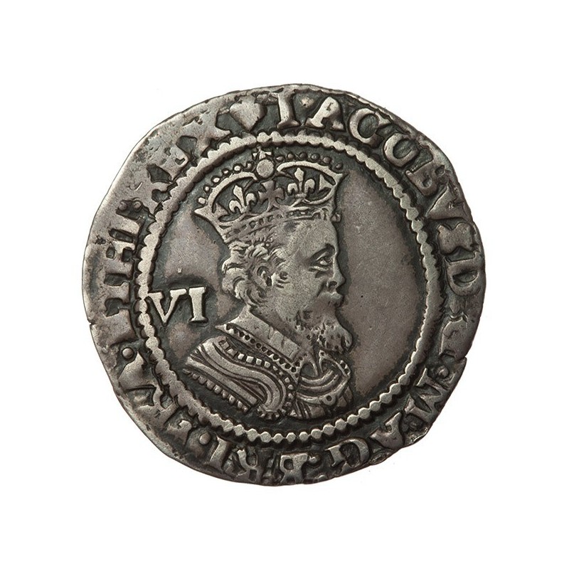 James I Silver Sixpence 1623