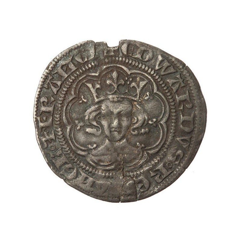 Edward III Silver Halfgroat﻿