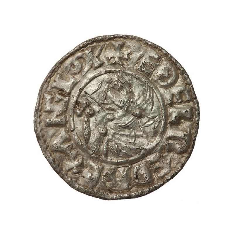 Aethelred II 'CRUX' Silver Penny Shaftesbury