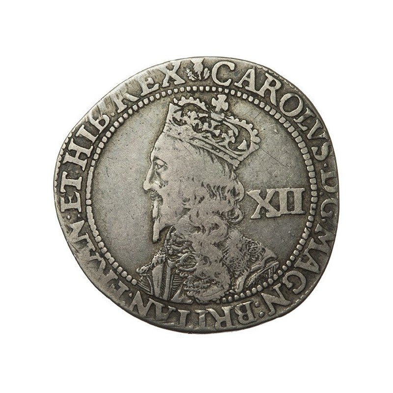 Charles I Silver 12 Shillings - Scottish