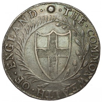 Commonwealth 1656/4 Silver Crown