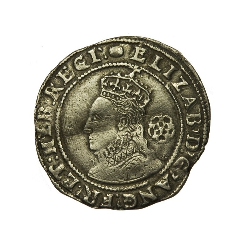 Elizabeth I Silver Sixpence 1593