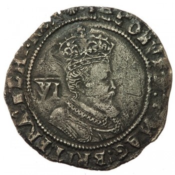 James I Silver Sixpence 1607