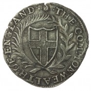 Commonwealth 1651 Silver Sixpence