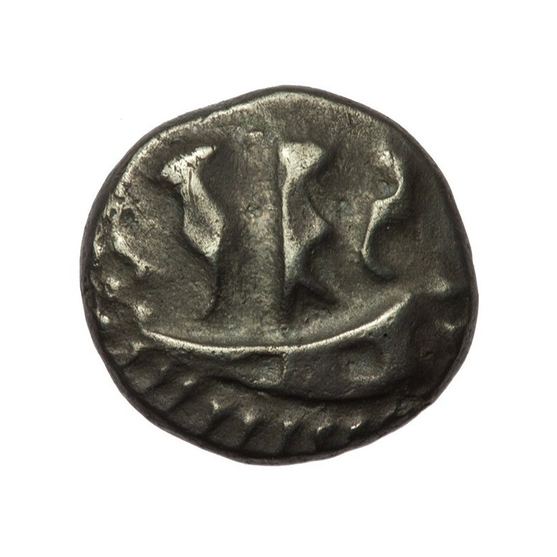 Durotriges 'Duro Boat Bird' Silver Quarter Stater