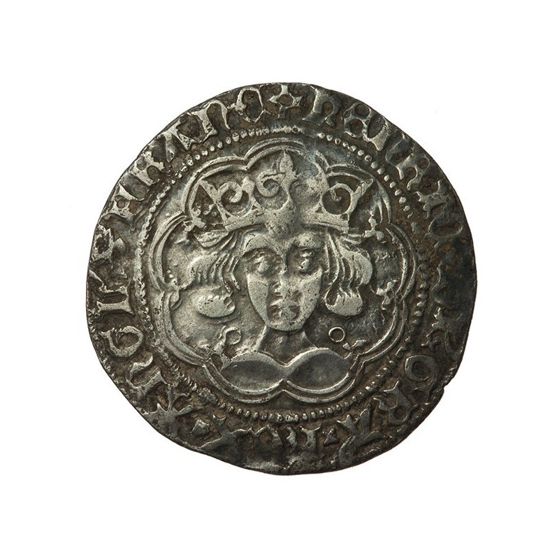 Henry VI Silver Groat Annulet-Trefoil