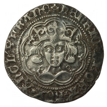 Henry VI Silver Groat Annulet-Trefoil