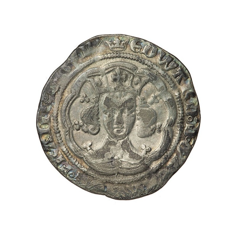 Edward III Silver Groat F/Ga Mule