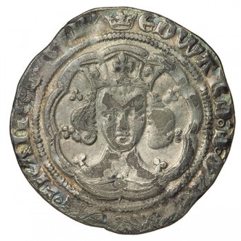 Edward III Silver Groat F/Ga Mule