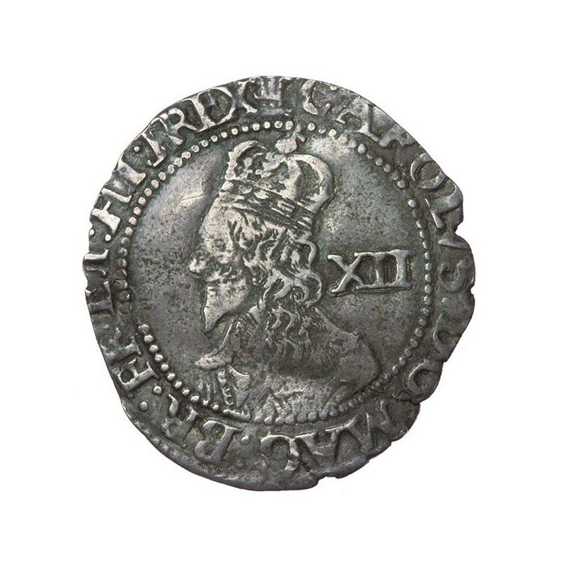 Charles I Oxford Silver Shilling