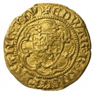Edward III Gold Quarter Noble Ga/E Mule