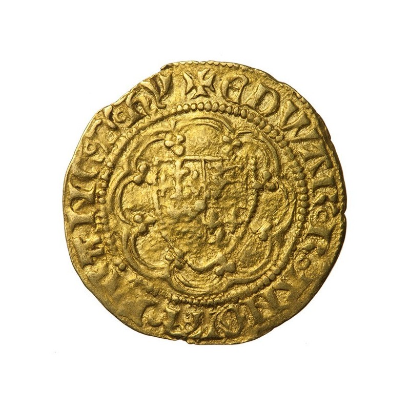 Edward III Gold Quarter Noble Ga/E Mule