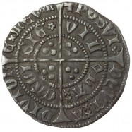 Henry VI Silver Halfgroat Rosette-mascle