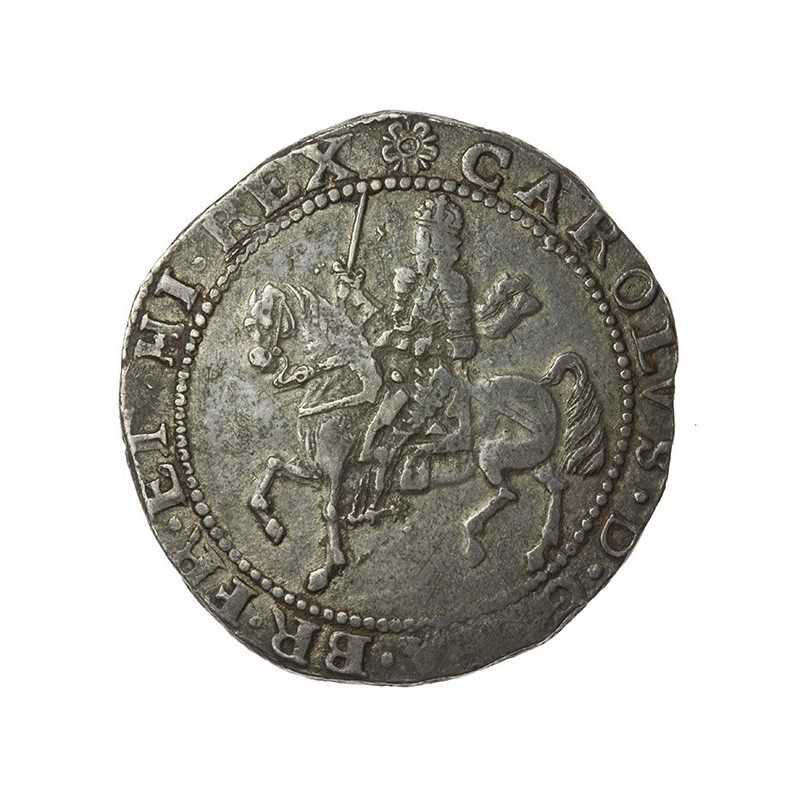 Charles I Exeter Silver Halfcrown