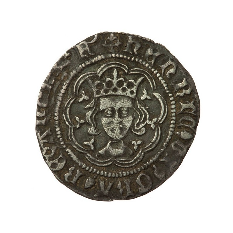 Henry VI Silver Halfgroat Pinecone-mascle
