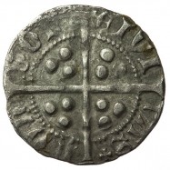 Henry V Silver Penny - altered die of Henry IV