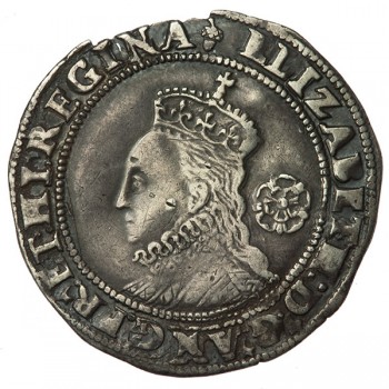Elizabeth I Silver Sixpence 1573