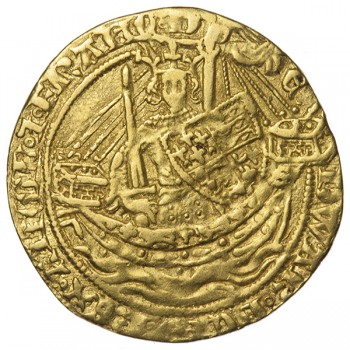 Edward III Gold Half Noble C/E Mule