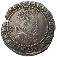 James I Silver Shilling -...