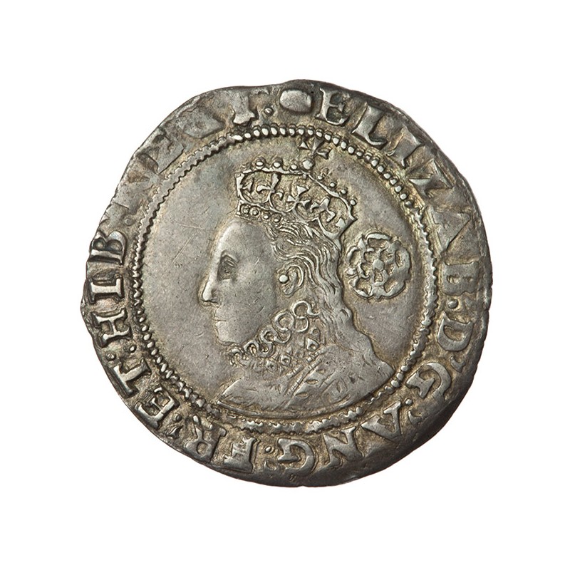 Elizabeth I Silver Sixpence 1592