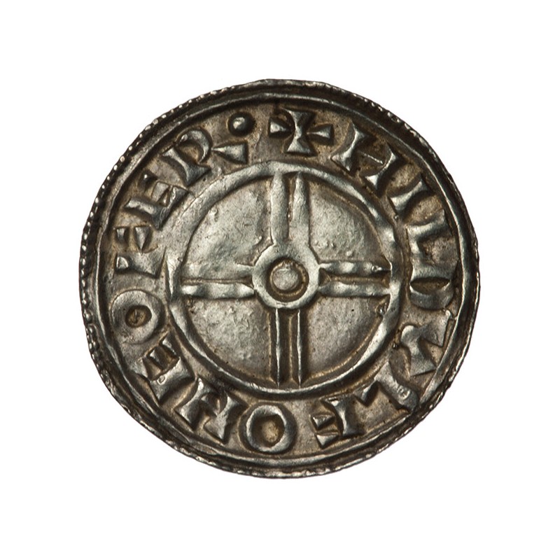 Cnut Coin Rounded Cross Cnut 'Short Cross' Silver Penny B0244