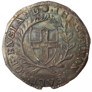 Commonwealth 1656 Silver Sixpence