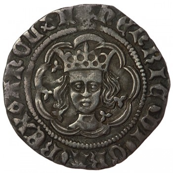 Henry VI Silver Halfgroat Pinecone-mascle