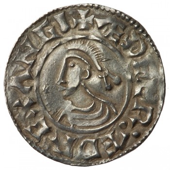Aethelred II 'Last Small Cross' Silver Penny Exeter