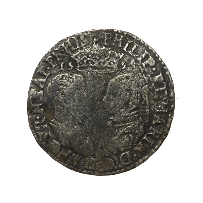 Philip and Mary Silver Shilling