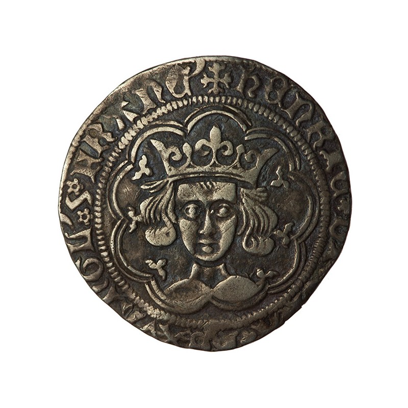 Henry VI Silver Groat Rosette-mascle