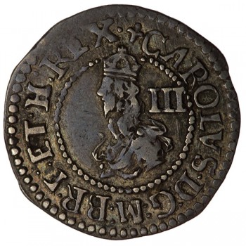 Charles I Oxford Silver Threepence