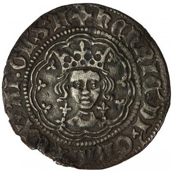 Henry VI Silver Halfgroat Annulet Issue York
