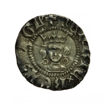 Henry VI Silver Halfpenny Annulet/Rosette-mascle Mule
