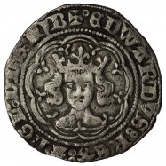 Edward III Silver Halfgroat﻿